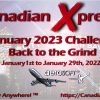 Canadian Xpress January 2023 Monthly Challenge – Back to the Grind