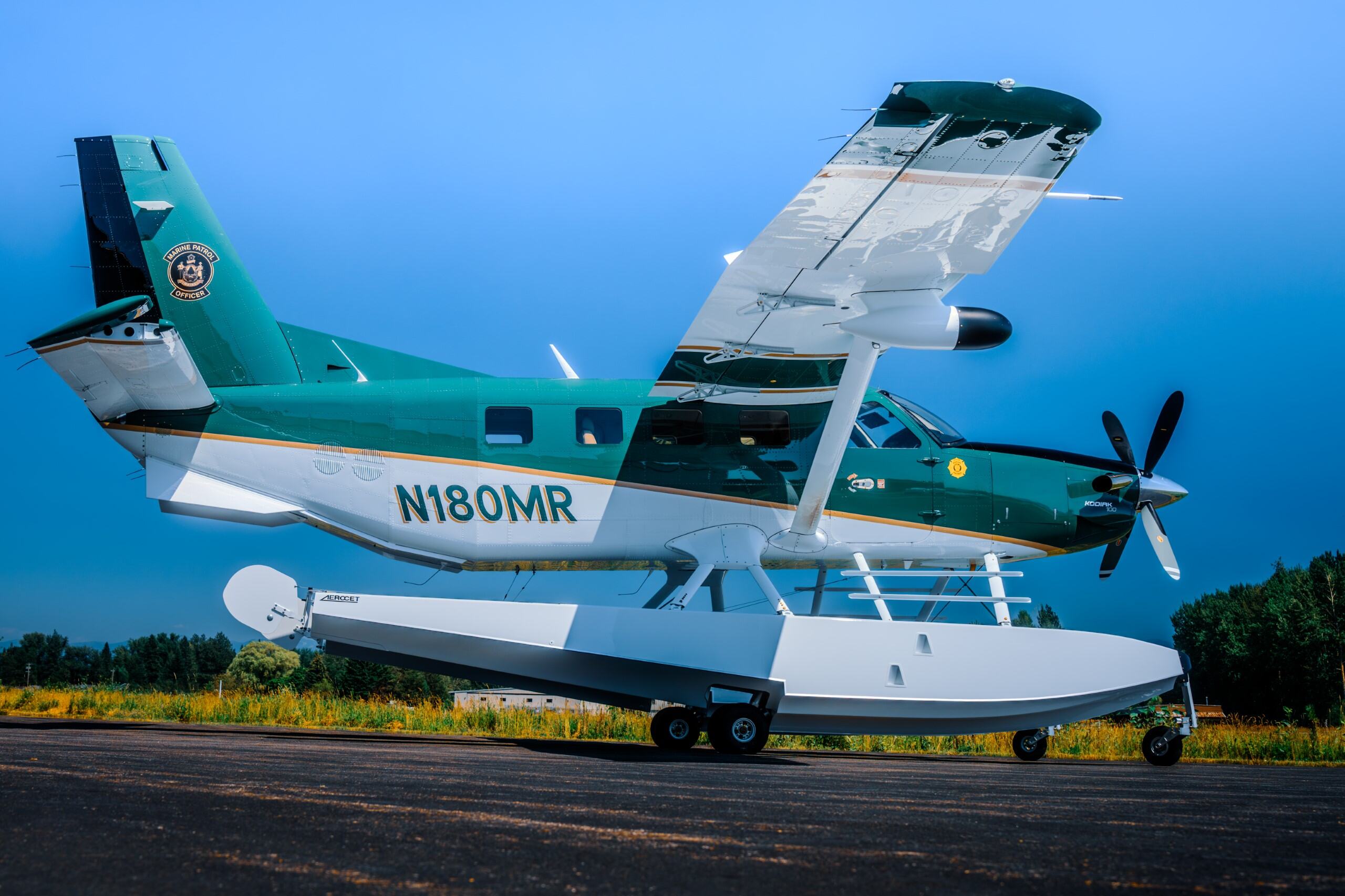 Daher delivers its latest Kodiak 100 in the multi-mission role for operation by the Maine Marine Patrol