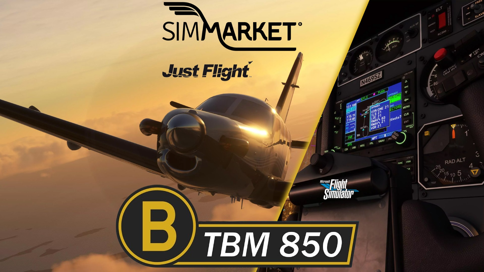 Just Flight – Black Square TBM 850 MSFS